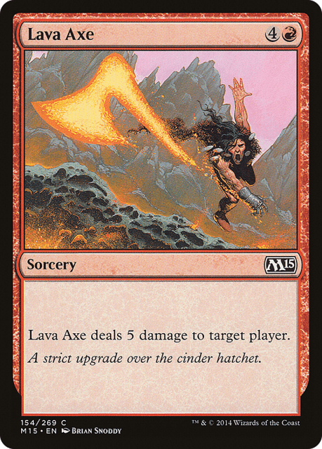 Lava Axe (154) — Magic 2015