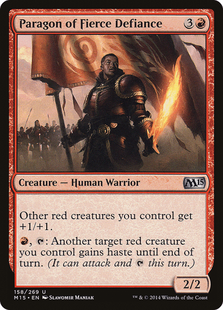Paragon of Fierce Defiance (158) — Magic 2015