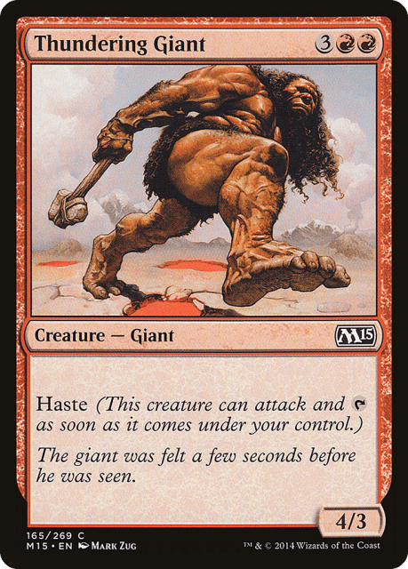 Thundering Giant (165) — Magic 2015