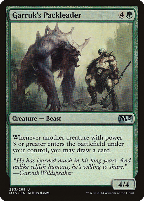 Garruk's Packleader (283) — Magic 2015