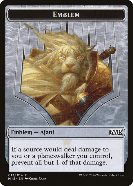 Ajani Steadfast Emblem (13) — Magic 2015