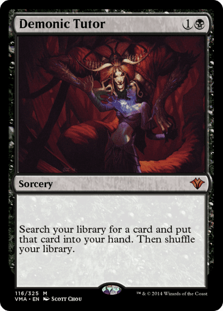 Demonic Tutor (116) — Vintage Masters