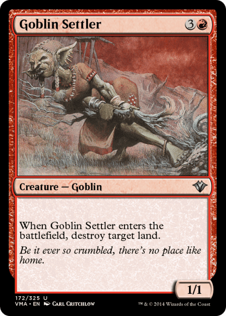Goblin Settler (172) — Vintage Masters