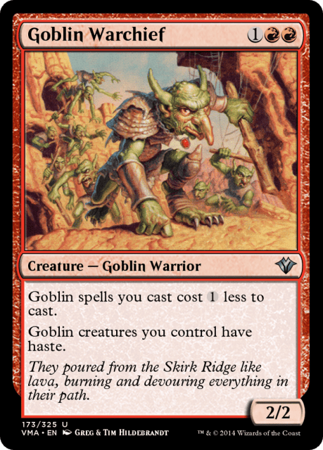 Goblin Warchief (173) — Vintage Masters