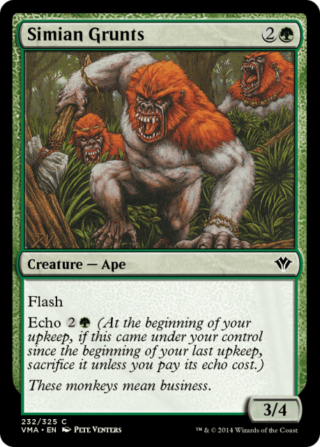 Simian Grunts (232) — Vintage Masters