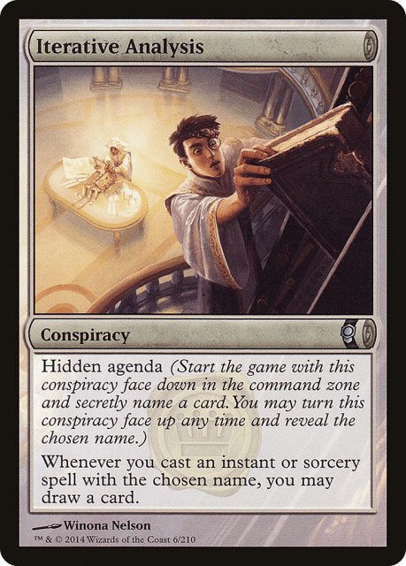 Iterative Analysis (6) — Conspiracy
