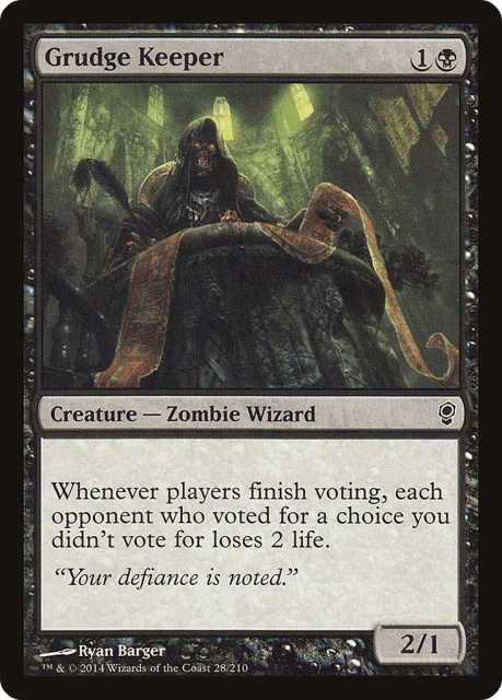 Grudge Keeper (28) — Conspiracy