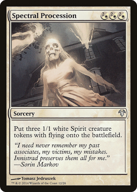 Spectral Procession (12) — Modern Event Deck 2014
