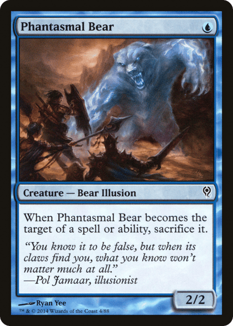 Phantasmal Bear (4) — Duel Decks: Jace vs. Vraska