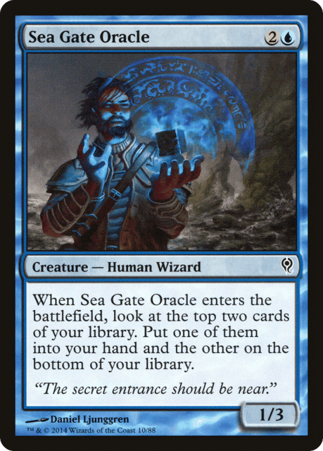 Sea Gate Oracle (10) — Duel Decks: Jace vs. Vraska