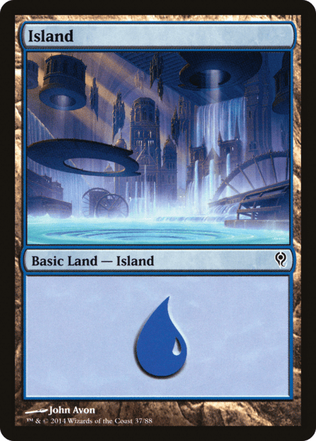 Island (37) — Duel Decks: Jace vs. Vraska