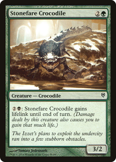 Stonefare Crocodile (56) — Duel Decks: Jace vs. Vraska
