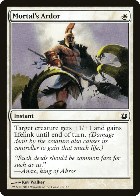 Mortal's Ardor (20) — Born of the Gods