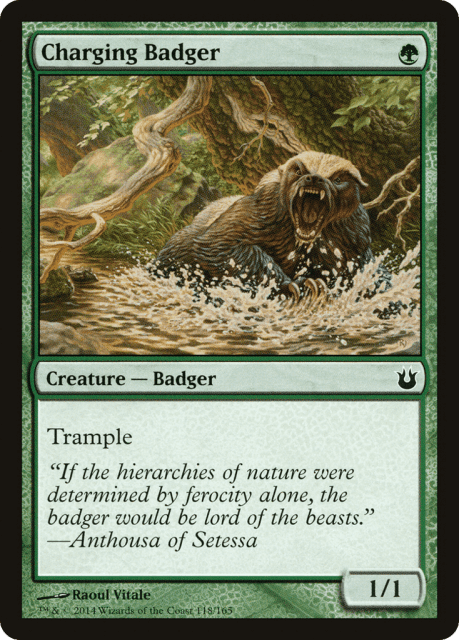 Charging Badger (118) — Born of the Gods