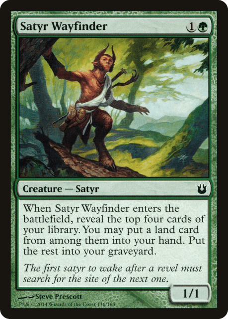 Satyr Wayfinder (136) — Born of the Gods