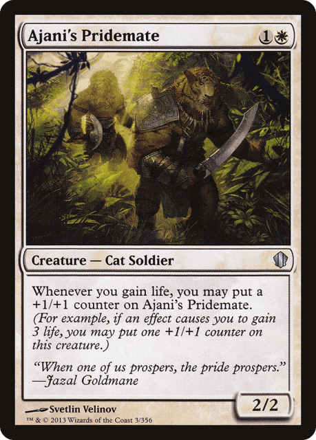 Ajani's Pridemate (3) — Commander 2013
