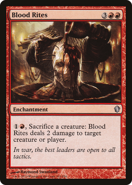 Blood Rites (101) — Commander 2013