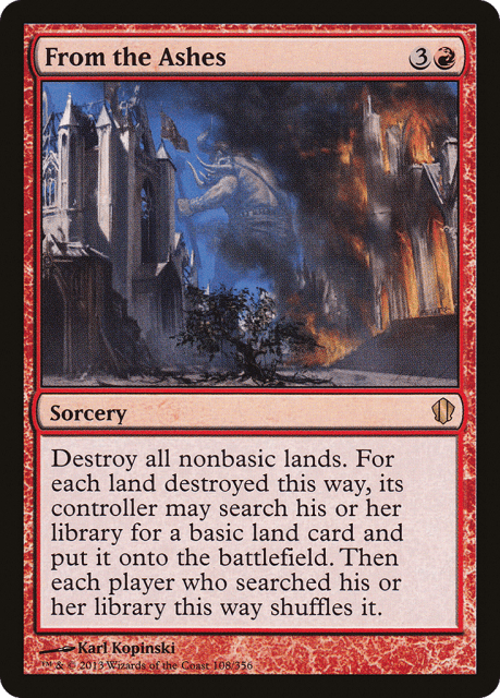 From the Ashes (108) — Commander 2013