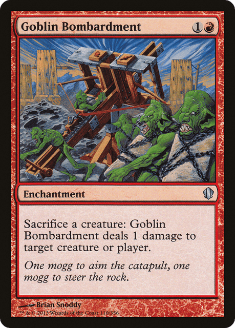 Goblin Bombardment (110) — Commander 2013
