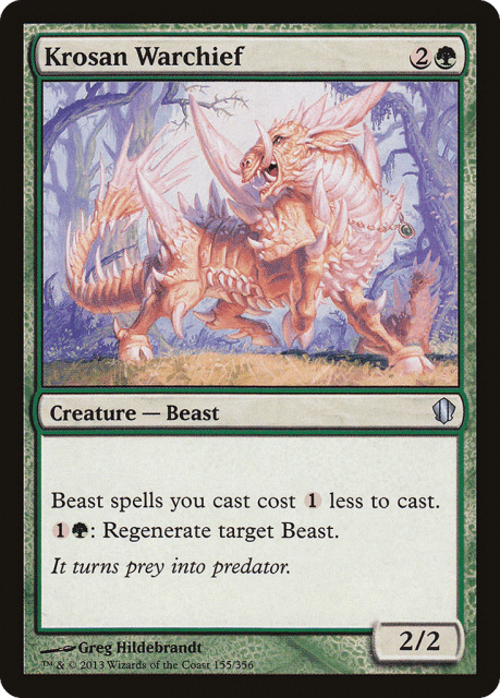 Krosan Warchief (155) — Commander 2013