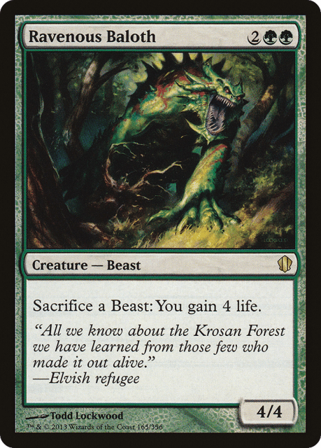 Ravenous Baloth (165) — Commander 2013
