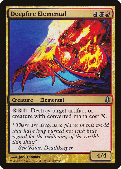 Deepfire Elemental (185) — Commander 2013