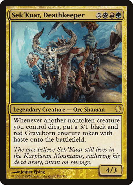 Sek'Kuar, Deathkeeper (210) — Commander 2013