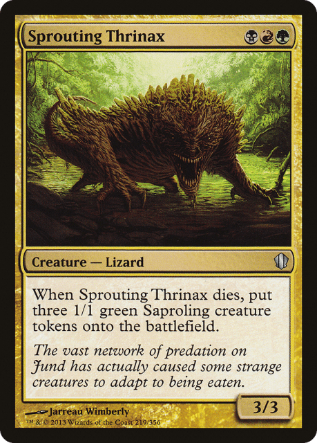 Sprouting Thrinax (219) — Commander 2013