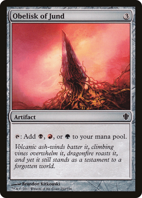 Obelisk of Jund (252) — Commander 2013