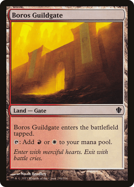 Boros Guildgate (280) — Commander 2013