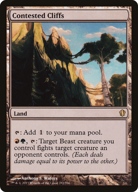 Contested Cliffs (282) — Commander 2013