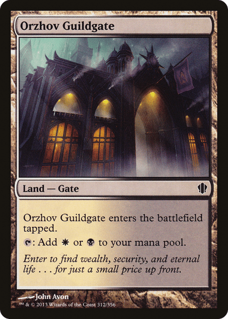 Orzhov Guildgate (312) — Commander 2013