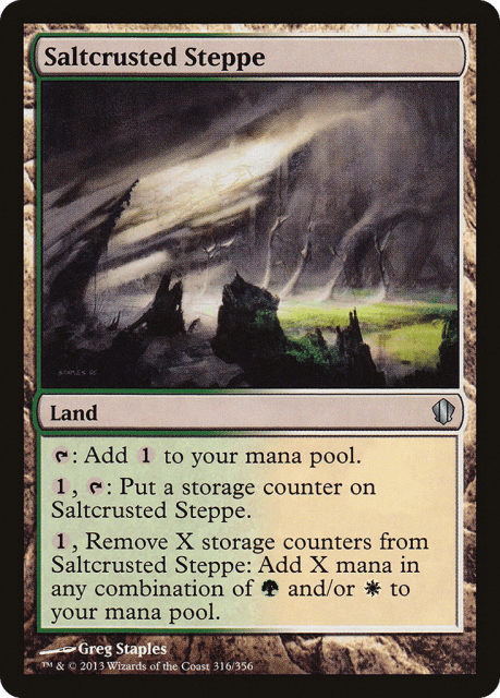 Saltcrusted Steppe (316) — Commander 2013