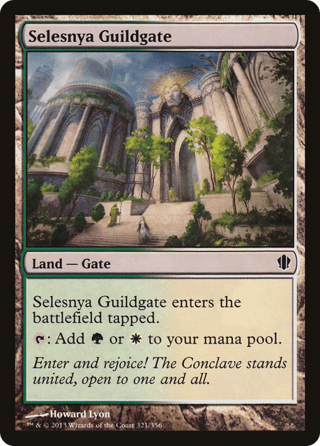 Selesnya Guildgate (321) — Commander 2013