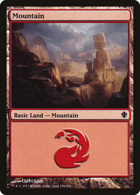 Mountain (349) — Commander 2013
