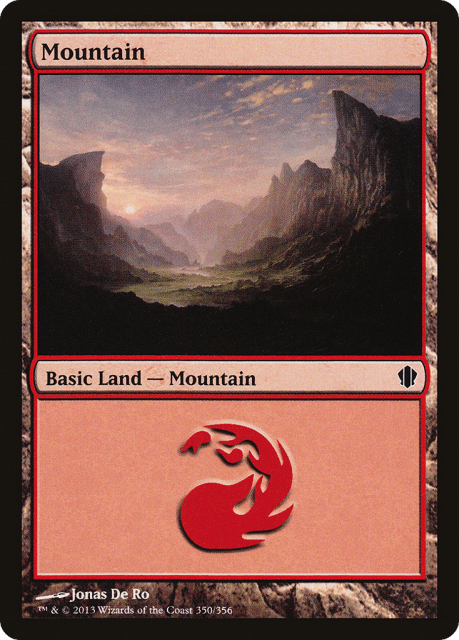 Mountain (350) — Commander 2013