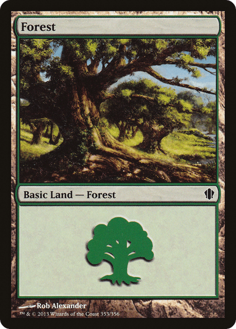 Forest (353) — Commander 2013
