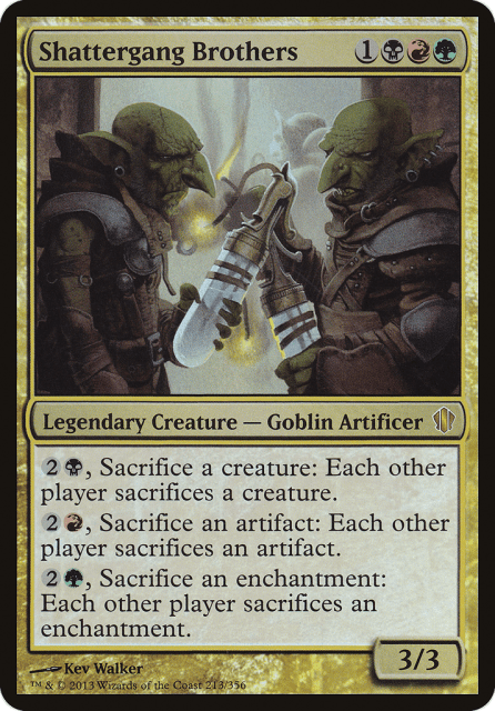 Shattergang Brothers (213) — Commander 2013 Oversized