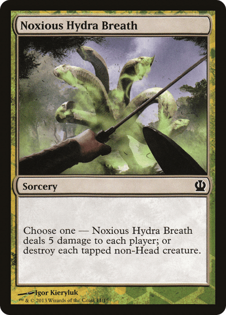 Noxious Hydra Breath (11) — Face the Hydra