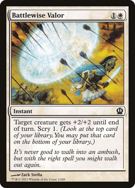 Battlewise Valor (1) — Theros