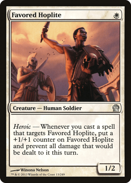 Favored Hoplite (13) — Theros