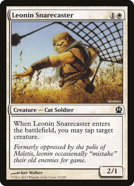 Leonin Snarecaster (23) — Theros