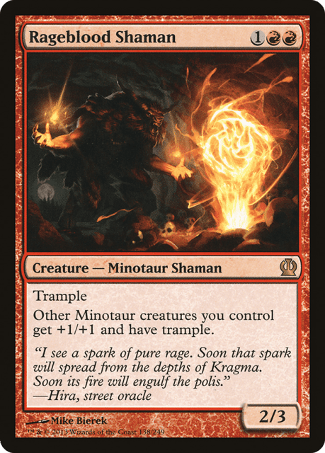 Rageblood Shaman (138) — Theros