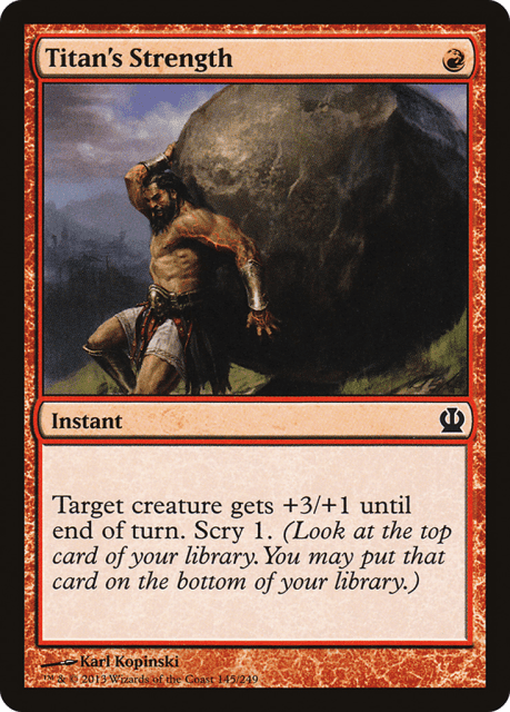 Titan's Strength (145) — Theros