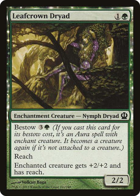 Leafcrown Dryad (161) — Theros