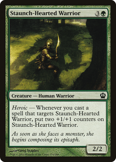 Staunch-Hearted Warrior (179) — Theros