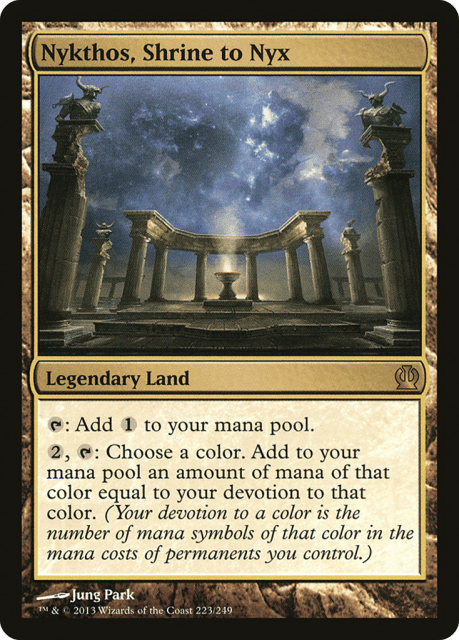 Nykthos, Shrine to Nyx (223) — Theros
