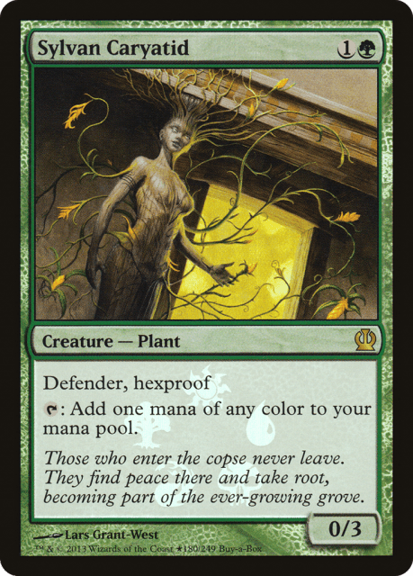 Sylvan Caryatid (180★) — Theros Promos
