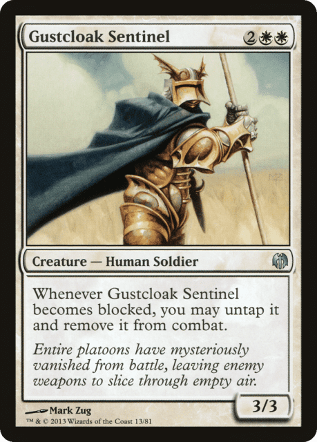 Gustcloak Sentinel (13) — Duel Decks: Heroes vs. Monsters