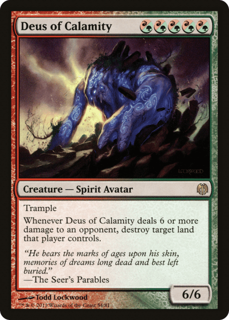 Deus of Calamity (54) — Duel Decks: Heroes vs. Monsters